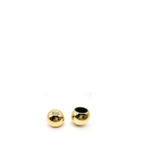 TAPPO VITE SFERICO 13x13 COLORE ORO CON RING NERO