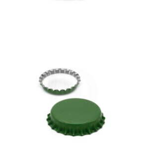 TAPPO CORONA 29 PVC VERDE pz 200