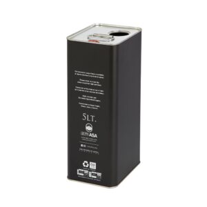 LATTA RETT. 5 LT. NERA FORO 42 mm TERMOP Pz 8