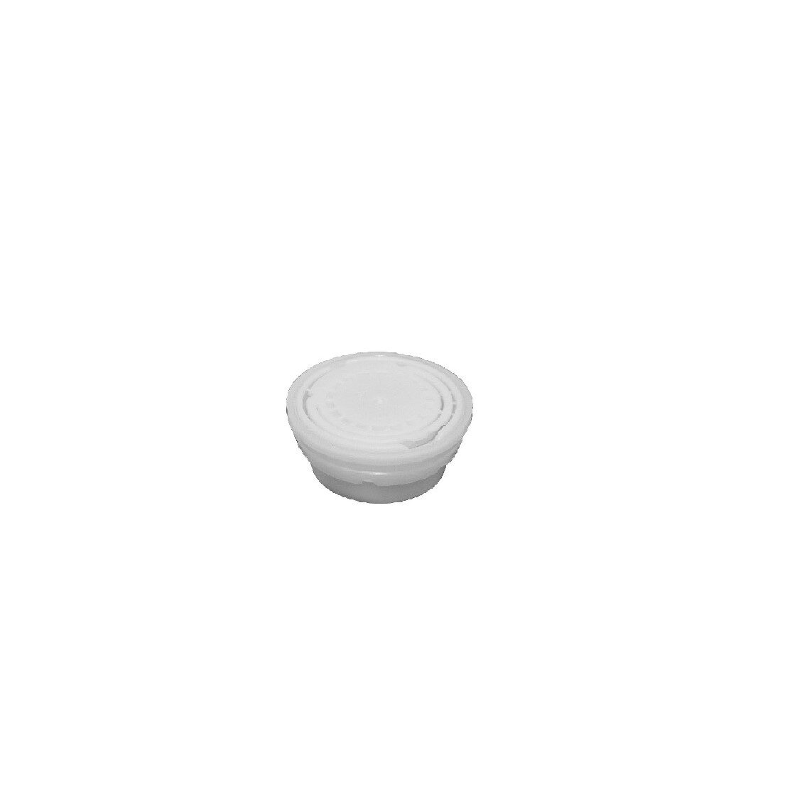 TAPPO TONDO PER LATTA 23 mm IN PLASTICA BIANCO