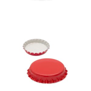 TAPPO CORONA 29 PLASTISOL ROSSO pz 200